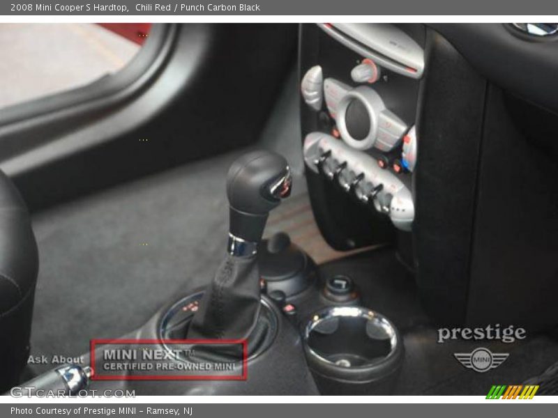 Chili Red / Punch Carbon Black 2008 Mini Cooper S Hardtop