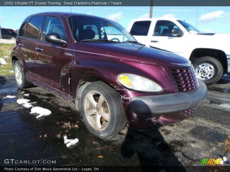 Deep Cranberry Pearlcoat / Taupe 2002 Chrysler PT Cruiser Touring