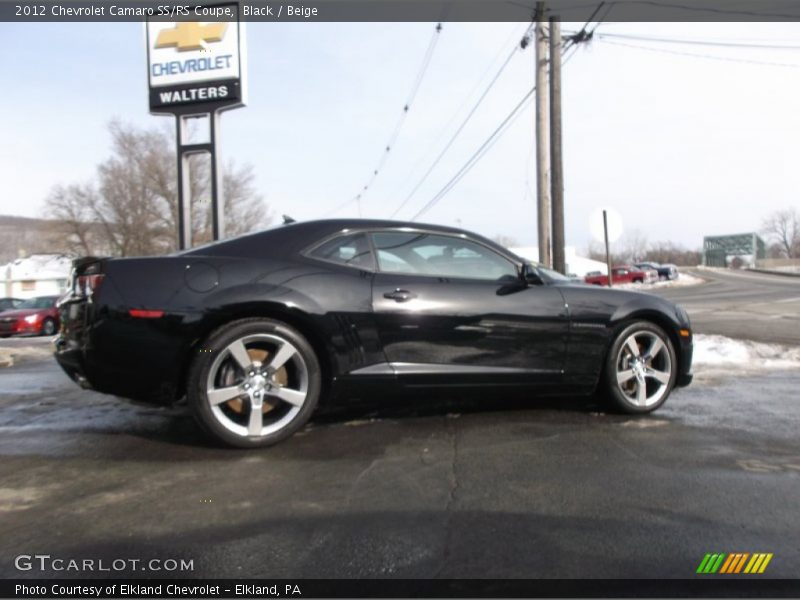 Black / Beige 2012 Chevrolet Camaro SS/RS Coupe