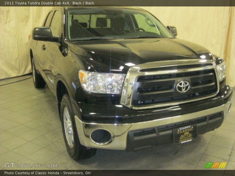 Black / Black 2011 Toyota Tundra Double Cab 4x4