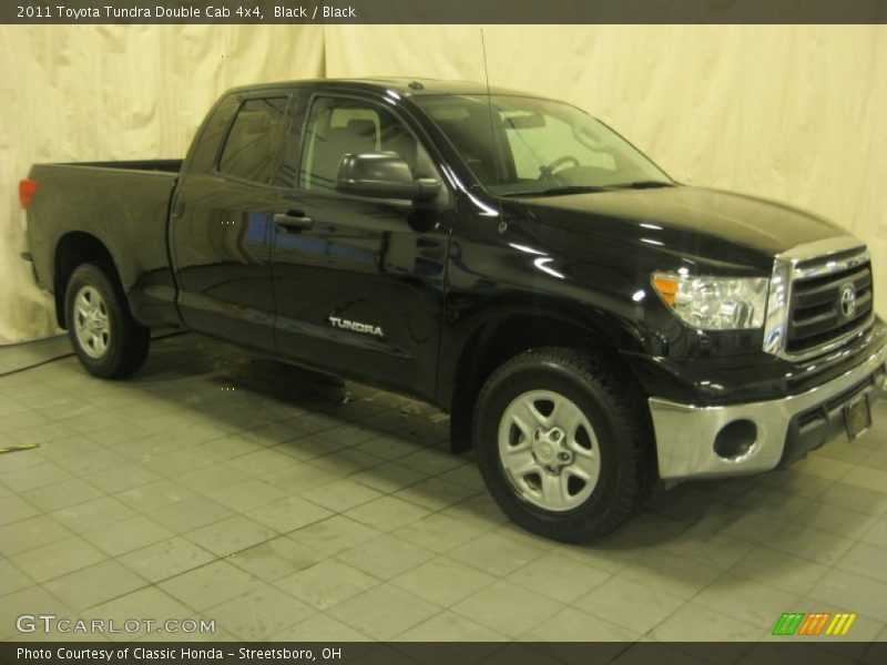 Black / Black 2011 Toyota Tundra Double Cab 4x4