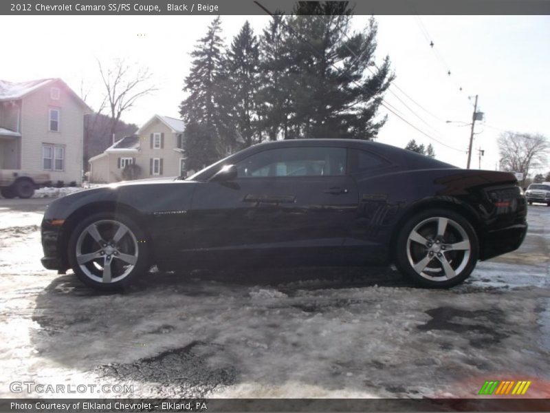 Black / Beige 2012 Chevrolet Camaro SS/RS Coupe