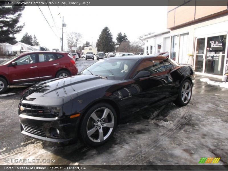 Black / Beige 2012 Chevrolet Camaro SS/RS Coupe
