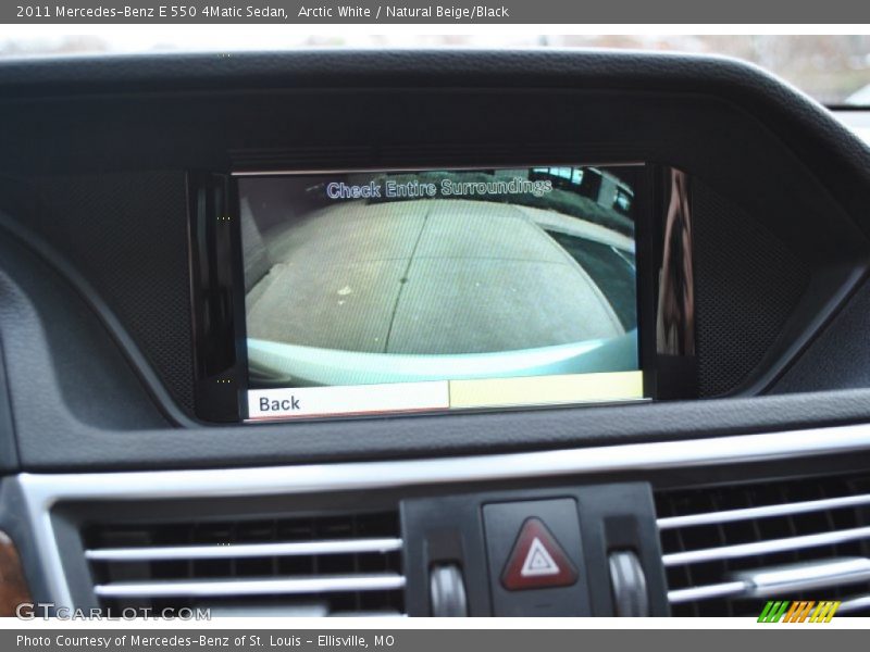 Arctic White / Natural Beige/Black 2011 Mercedes-Benz E 550 4Matic Sedan