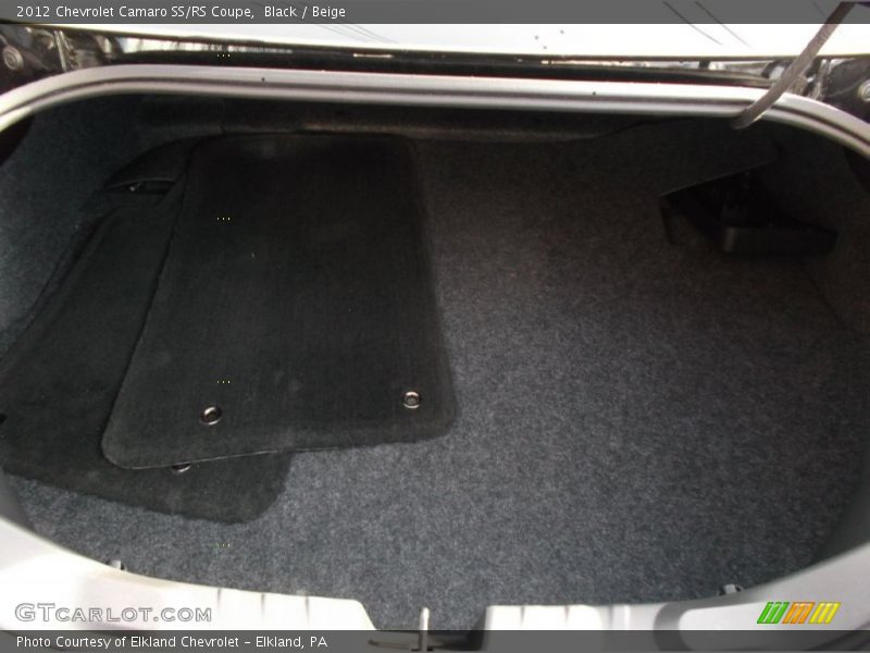 Black / Beige 2012 Chevrolet Camaro SS/RS Coupe