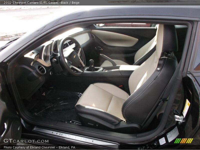  2012 Camaro SS/RS Coupe Beige Interior