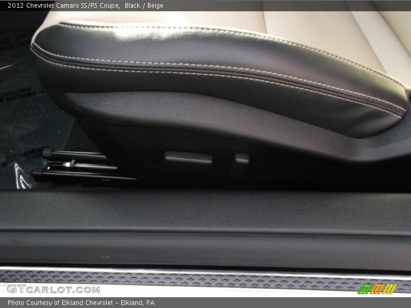 Black / Beige 2012 Chevrolet Camaro SS/RS Coupe