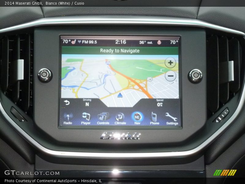 Bianco (White) / Cuoio 2014 Maserati Ghibli