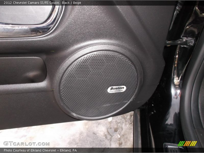 Black / Beige 2012 Chevrolet Camaro SS/RS Coupe