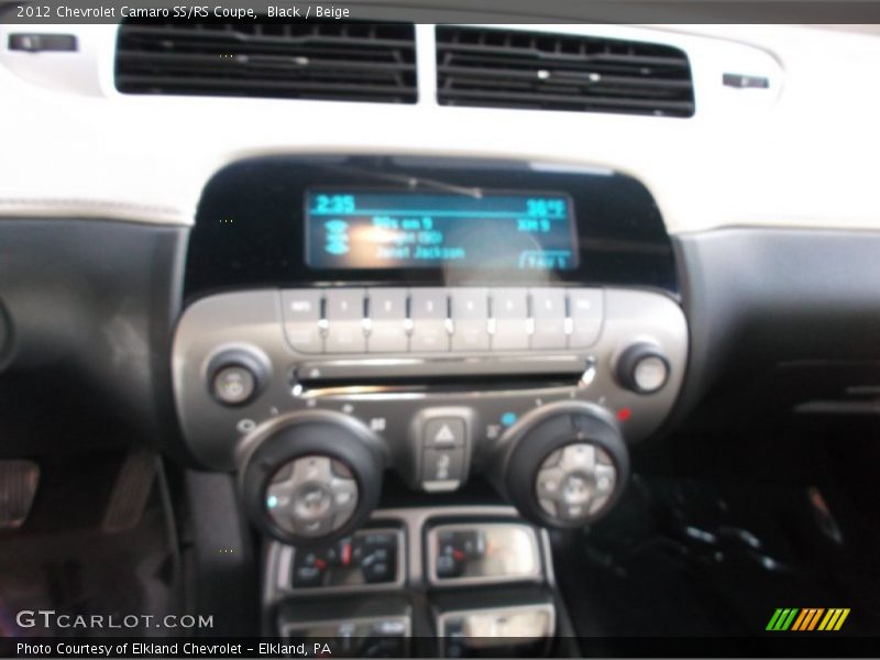 Black / Beige 2012 Chevrolet Camaro SS/RS Coupe