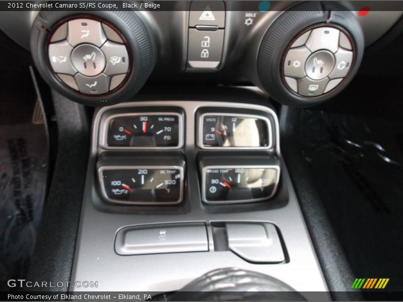 Black / Beige 2012 Chevrolet Camaro SS/RS Coupe