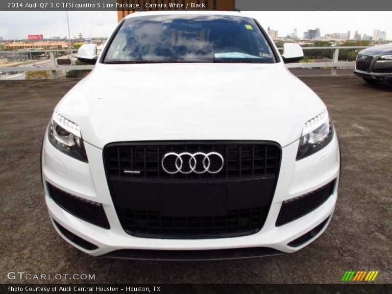 Carrara White / Black 2014 Audi Q7 3.0 TFSI quattro S Line Package