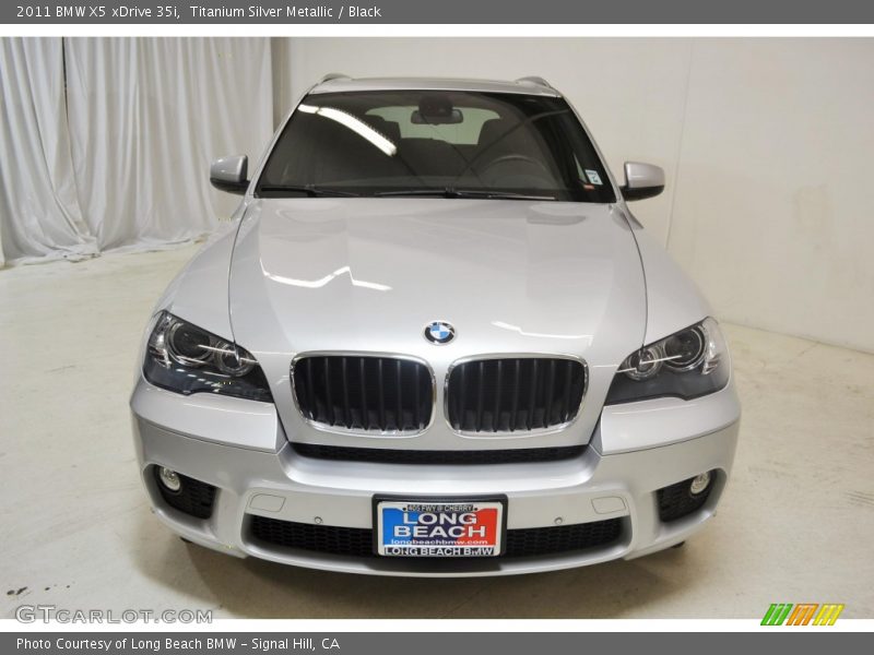 Titanium Silver Metallic / Black 2011 BMW X5 xDrive 35i