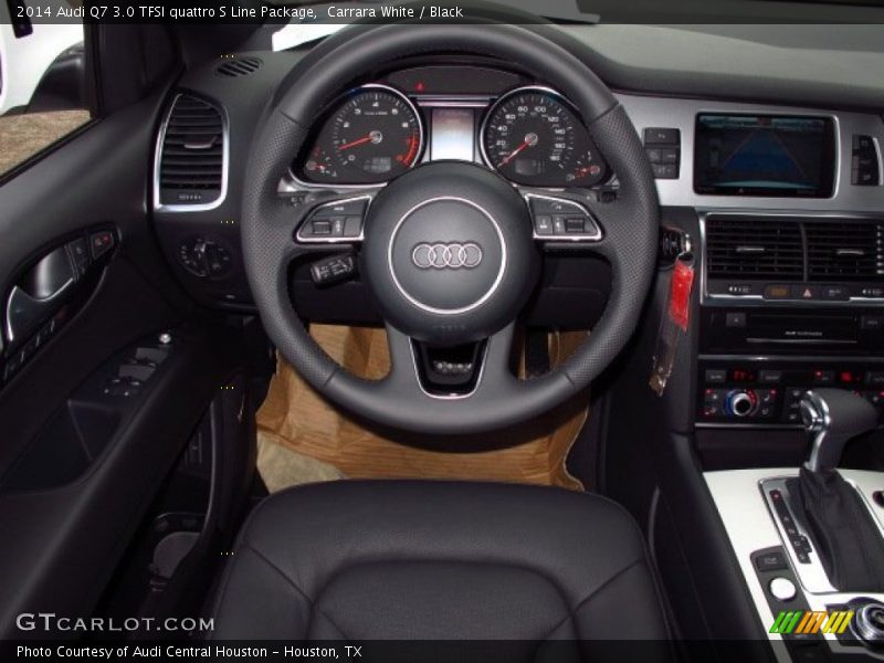 Carrara White / Black 2014 Audi Q7 3.0 TFSI quattro S Line Package