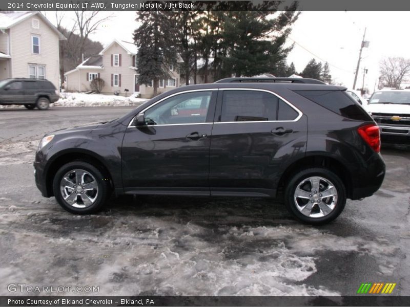 Tungsten Metallic / Jet Black 2014 Chevrolet Equinox LT AWD