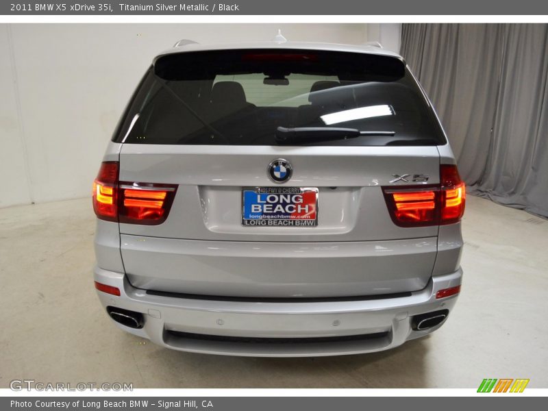 Titanium Silver Metallic / Black 2011 BMW X5 xDrive 35i