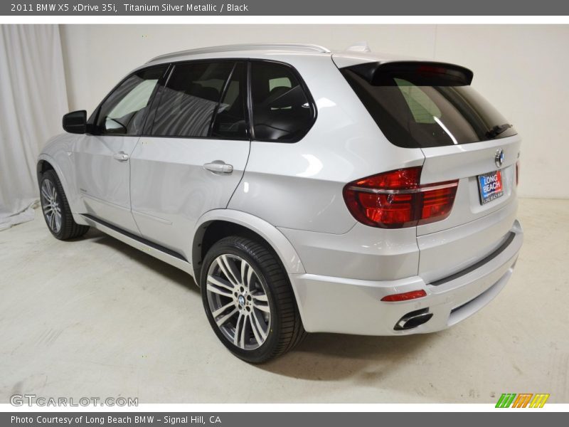 Titanium Silver Metallic / Black 2011 BMW X5 xDrive 35i