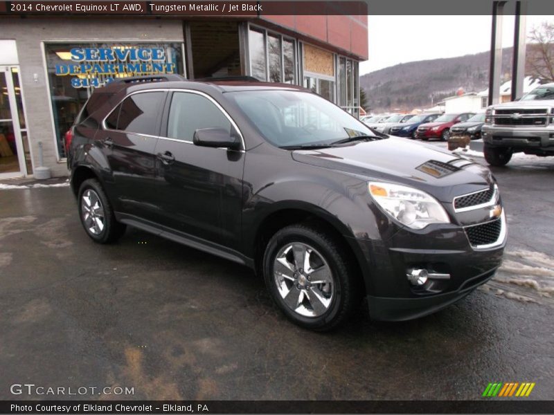 Tungsten Metallic / Jet Black 2014 Chevrolet Equinox LT AWD