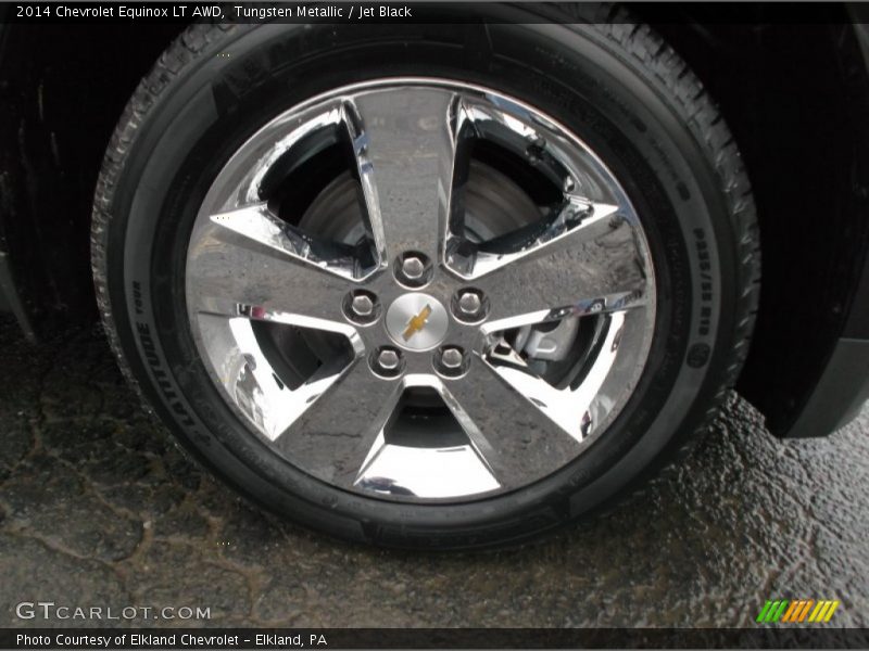 Tungsten Metallic / Jet Black 2014 Chevrolet Equinox LT AWD