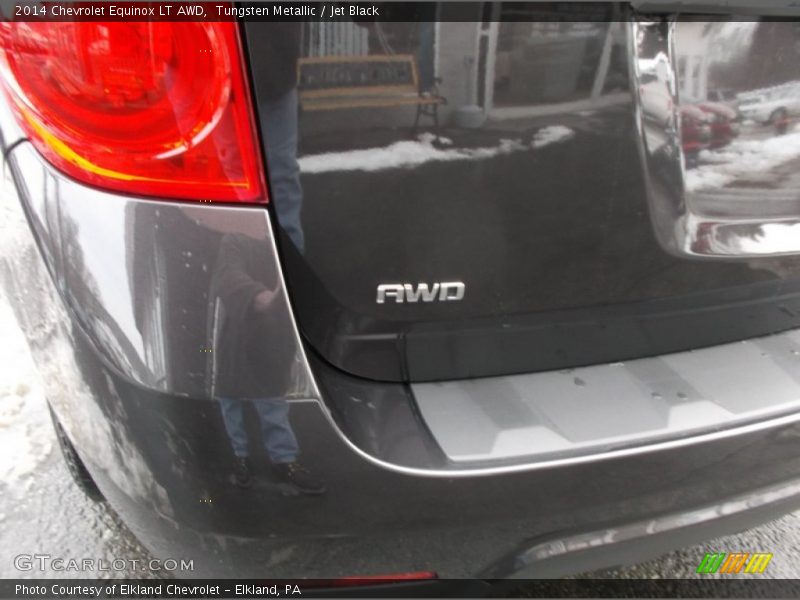 Tungsten Metallic / Jet Black 2014 Chevrolet Equinox LT AWD
