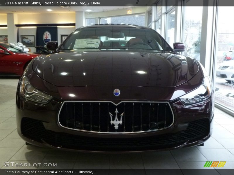 Rosso Folgore (Dark Red) / Cuoio 2014 Maserati Ghibli