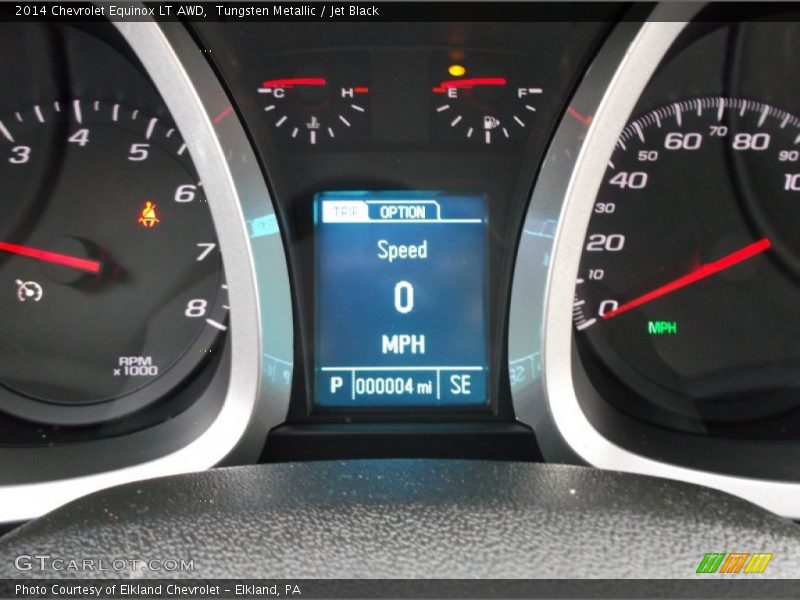 Tungsten Metallic / Jet Black 2014 Chevrolet Equinox LT AWD
