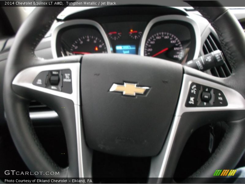 Tungsten Metallic / Jet Black 2014 Chevrolet Equinox LT AWD