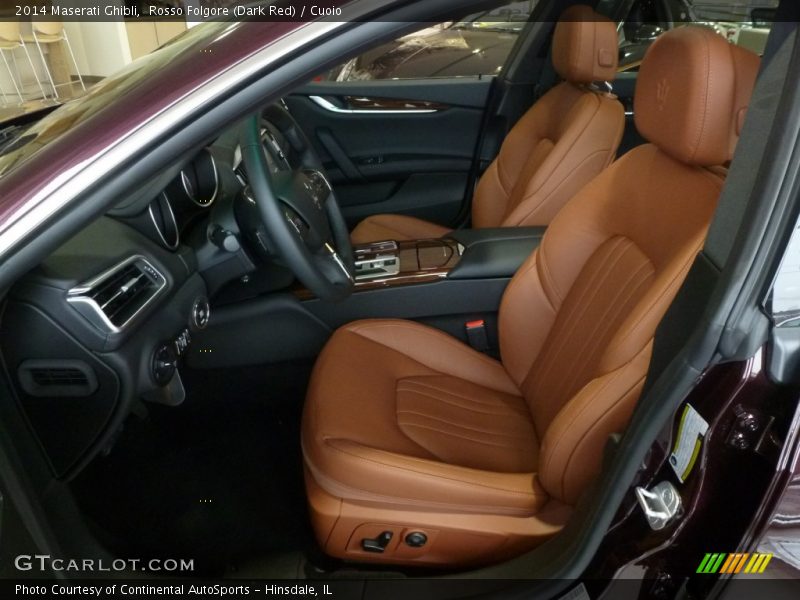 Rosso Folgore (Dark Red) / Cuoio 2014 Maserati Ghibli