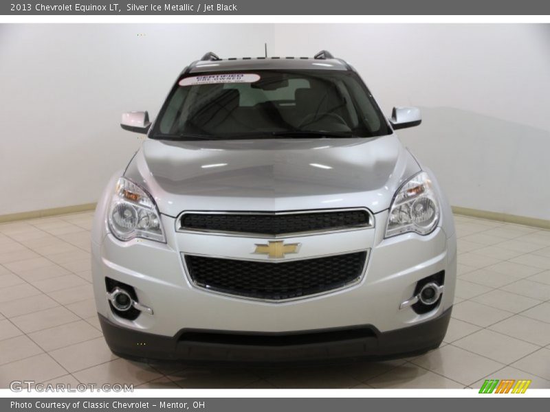 Silver Ice Metallic / Jet Black 2013 Chevrolet Equinox LT