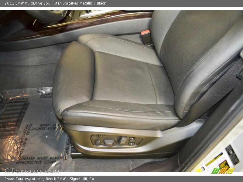 Titanium Silver Metallic / Black 2011 BMW X5 xDrive 35i