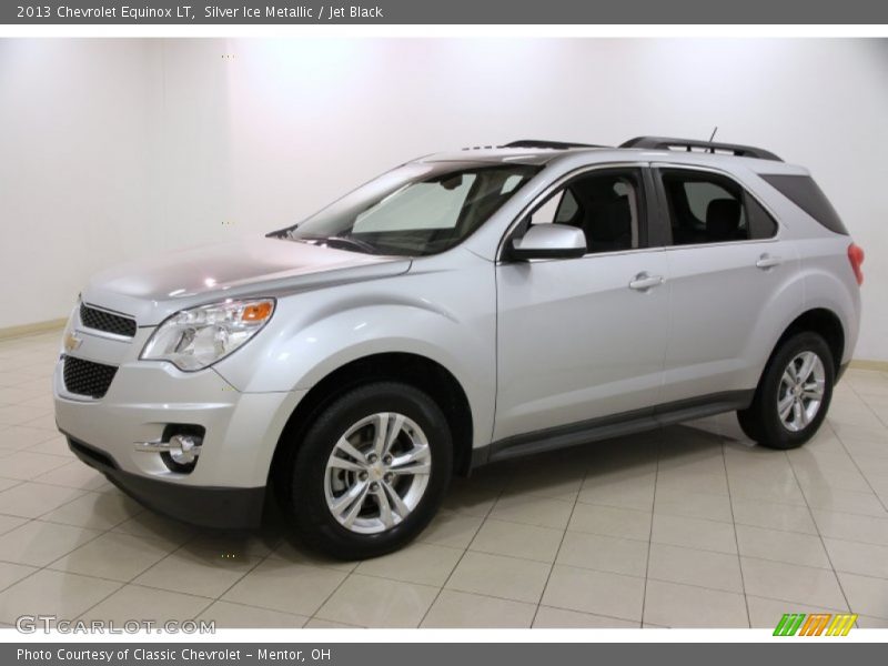 Silver Ice Metallic / Jet Black 2013 Chevrolet Equinox LT