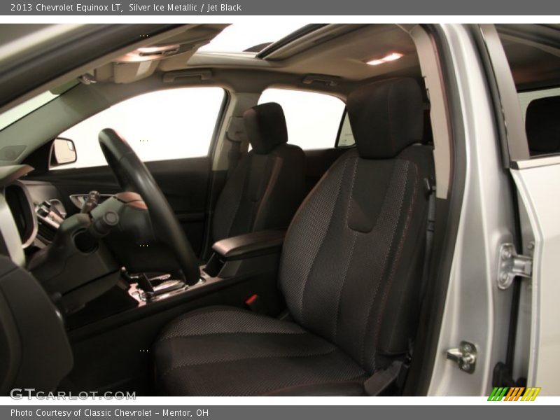 Silver Ice Metallic / Jet Black 2013 Chevrolet Equinox LT