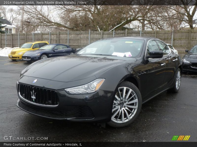 Nero Ribelle (Black Metallic) / Nero 2014 Maserati Ghibli
