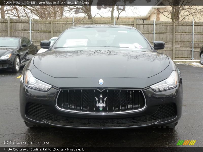 Nero Ribelle (Black Metallic) / Nero 2014 Maserati Ghibli