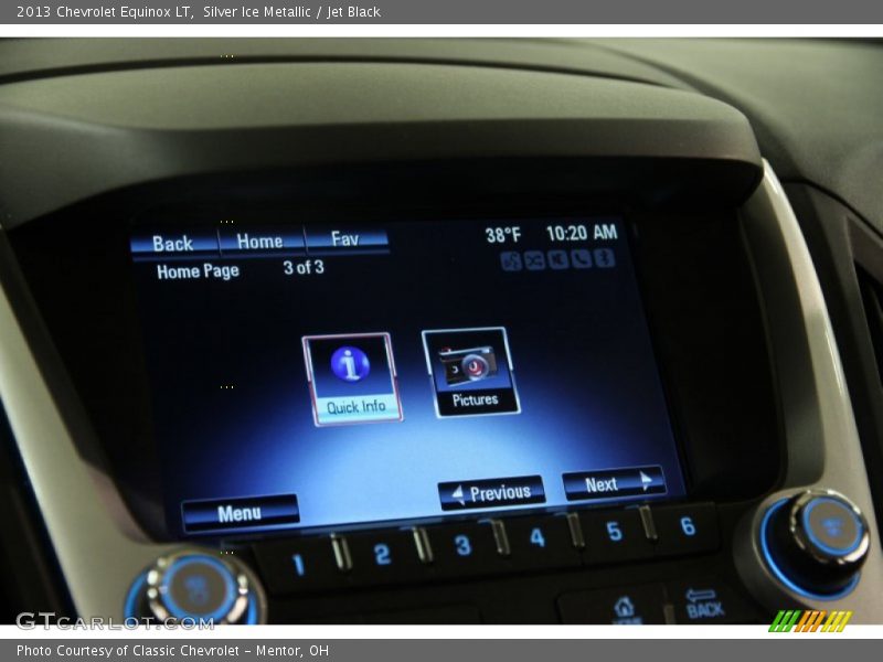 Silver Ice Metallic / Jet Black 2013 Chevrolet Equinox LT