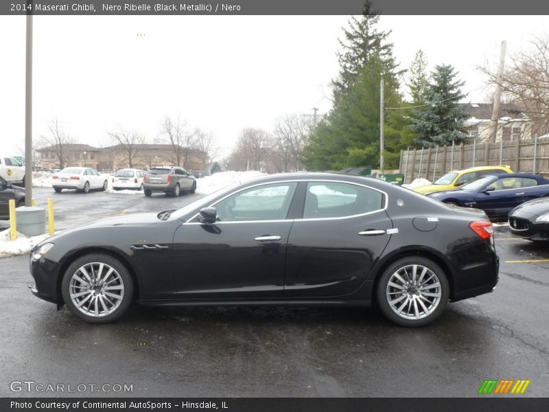 Nero Ribelle (Black Metallic) / Nero 2014 Maserati Ghibli