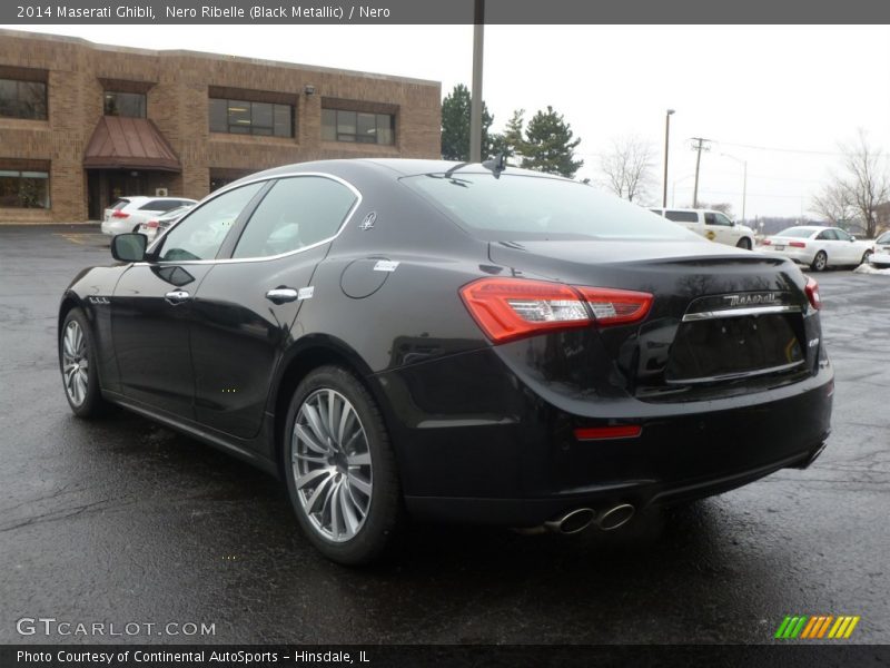 Nero Ribelle (Black Metallic) / Nero 2014 Maserati Ghibli