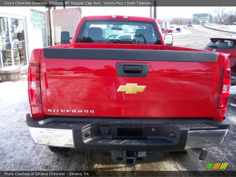 Victory Red / Dark Titanium 2014 Chevrolet Silverado 3500HD WT Regular Cab 4x4