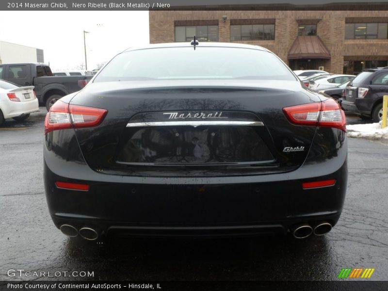 Nero Ribelle (Black Metallic) / Nero 2014 Maserati Ghibli