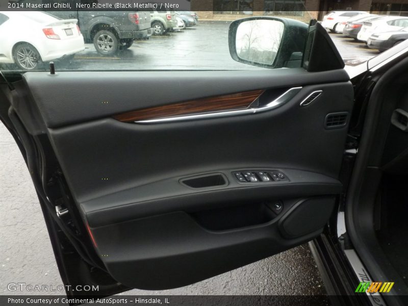 Nero Ribelle (Black Metallic) / Nero 2014 Maserati Ghibli