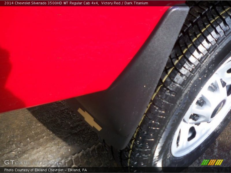 Victory Red / Dark Titanium 2014 Chevrolet Silverado 3500HD WT Regular Cab 4x4