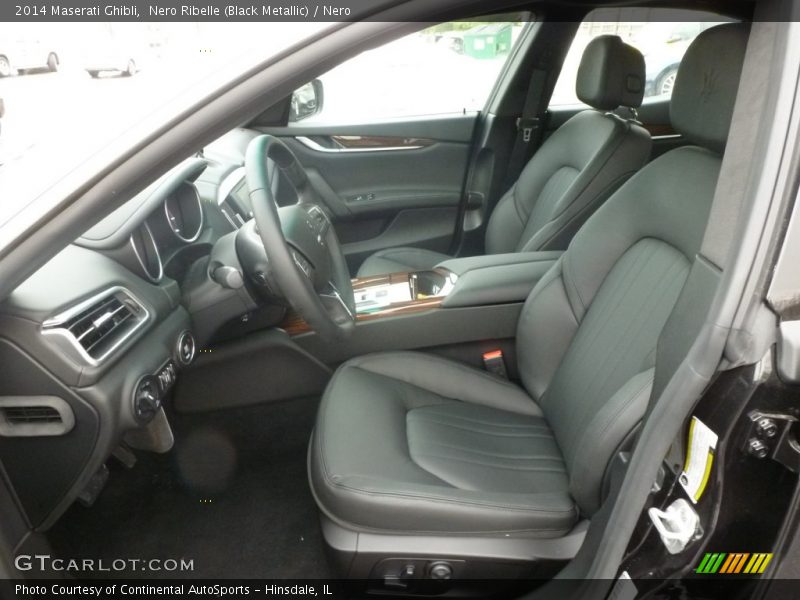 Nero Ribelle (Black Metallic) / Nero 2014 Maserati Ghibli