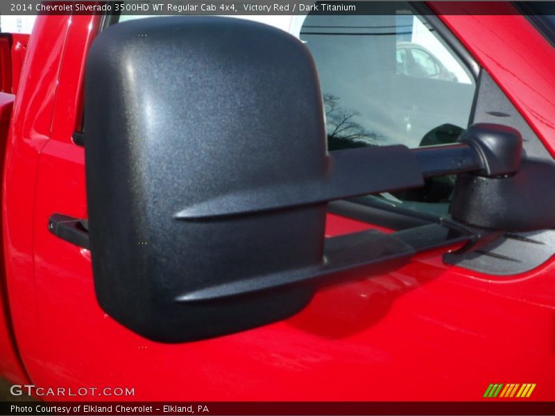 Victory Red / Dark Titanium 2014 Chevrolet Silverado 3500HD WT Regular Cab 4x4
