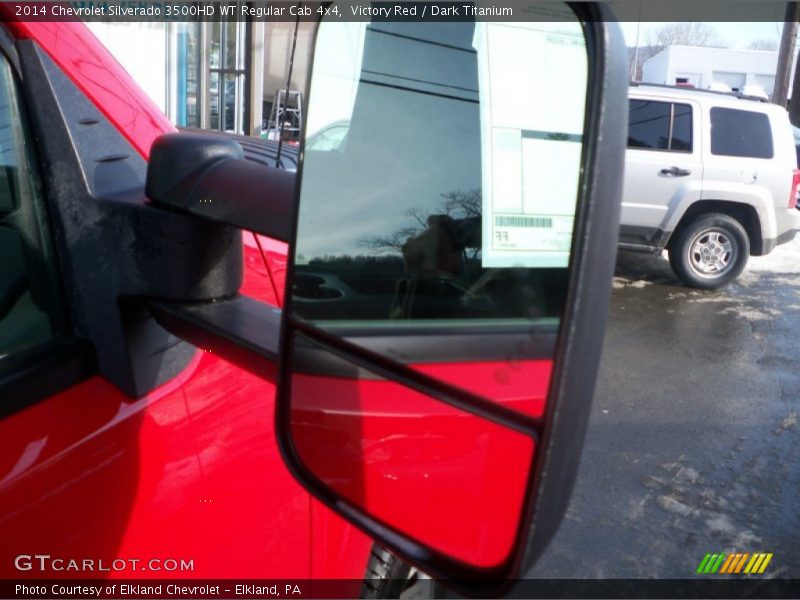 Victory Red / Dark Titanium 2014 Chevrolet Silverado 3500HD WT Regular Cab 4x4