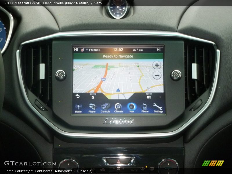 Nero Ribelle (Black Metallic) / Nero 2014 Maserati Ghibli