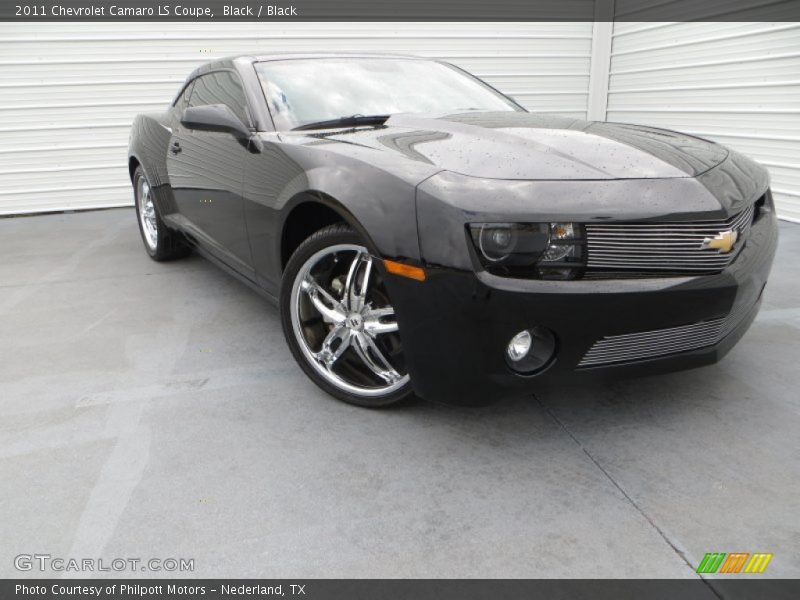 Black / Black 2011 Chevrolet Camaro LS Coupe