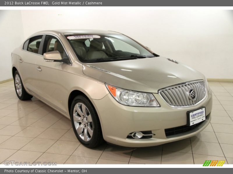 Gold Mist Metallic / Cashmere 2012 Buick LaCrosse FWD