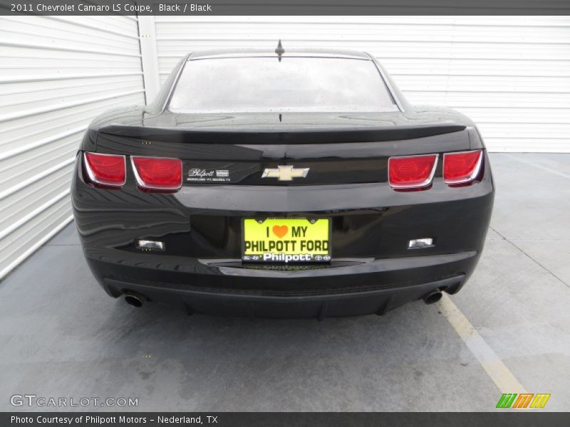 Black / Black 2011 Chevrolet Camaro LS Coupe