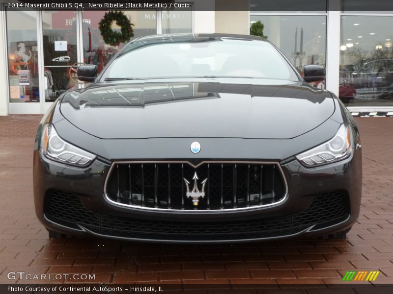 Nero Ribelle (Black Metallic) / Cuoio 2014 Maserati Ghibli S Q4