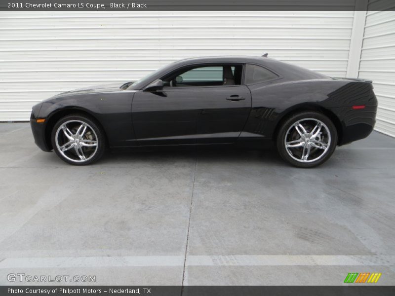 Black / Black 2011 Chevrolet Camaro LS Coupe